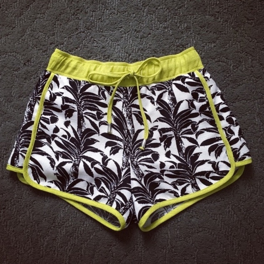 NWOT Gianni Bini Palm Tree Dash Shorts, size XS